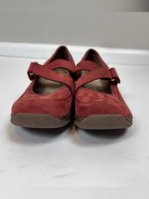Dansko Red Suede Leather Mary Jane Comfort Shoes EU 37 US 6.5-7 thumbnail 2