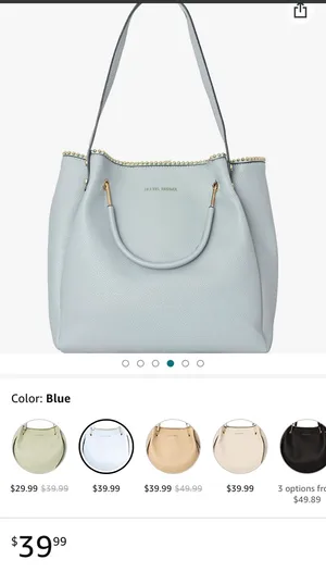 Alexis Bendel Periwinkle Purse Tote thumbnail 5