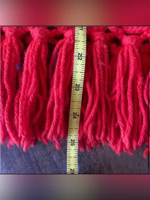 Handmade Knit Poncho Gorgeous Red Size M thumbnail 4