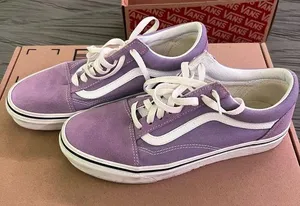 Vans Lavender and White Casual Shoes thumbnail 1