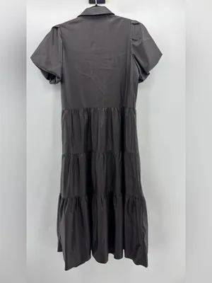 Brochu Walker Faux Leather Havana Dress Timber Brown thumbnail 5