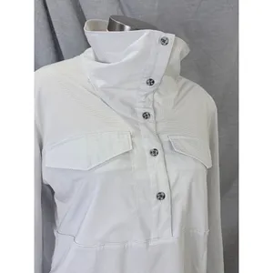 Mountain‎ Hardwear Citypass Popover Shirt Grey White Stripe Top M Camping Hiking thumbnail 10