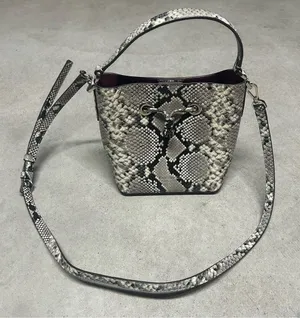Kate Spade Eva Exotic Python Snakeskin Print Bucket Bag Crossbody thumbnail 1