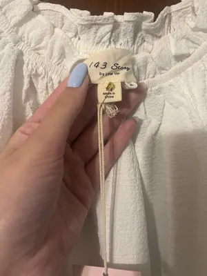 143 Story White off shoulder bodysuit thumbnail 3