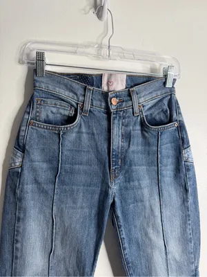 Revice Denim Star/Venus Crop Jeans Stargazer Size 24 Two Tone Y2K Streetwear thumbnail 7