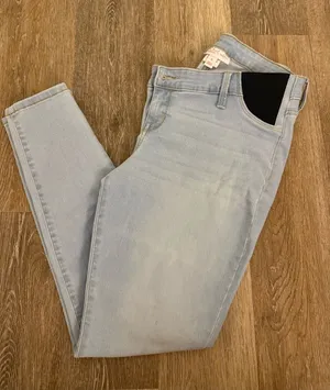 Isabel Maternity by Ingrid & Isabel Light Wash Skinny Jeans thumbnail 1