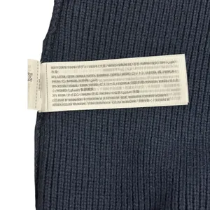 Abercrombie & Fitch Navy Blue Ribbed Knit Button Front Sweater Vest Gold Buttons thumbnail 9
