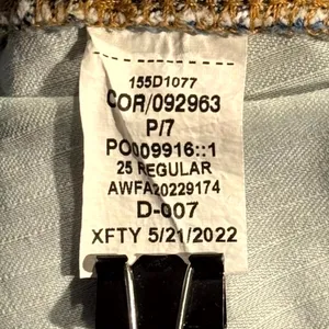Abercrombie Curve Love Dad Jeans High Rise Button Fly Blue 25/0 90s Minimalist thumbnail 6