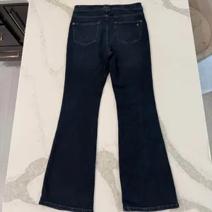 Pilcro Anthropologie The Icon Denim Jeans Womens 29 Blue High Rise Patch Pockets thumbnail 6