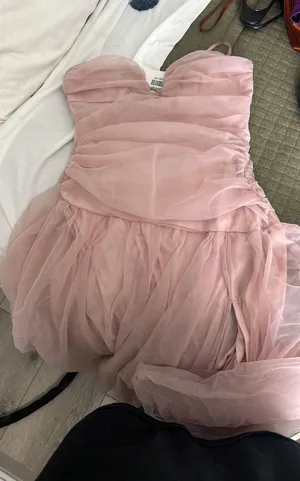 Pale Pink Lace Formal / Prom Dress/ Homecoming thumbnail 2