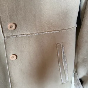 Vintage Y2K weathervane suede tan coat size S thumbnail 2
