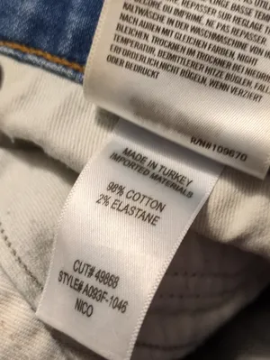 Agolde Nico Button Fly Jeans Size 28 thumbnail 6