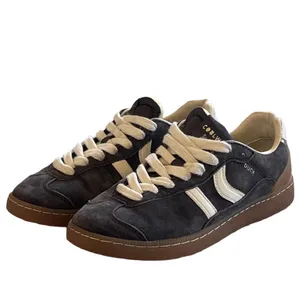 Coolway Duck Charcoal Grey Retro Suede Gum Sole Sneakers Women 6 Gorpcore thumbnail 2