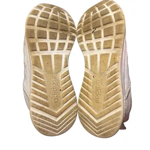 Adidas Cloudfoam Pure Shoes‎ Womens Size 8 White Knit Lace Up Running Athletic thumbnail 11
