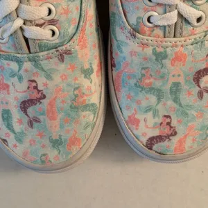 NWT Van’s Authentic Mermaid Ice Flow Glitter Lace Up Sneakers women’s 9 thumbnail 6