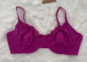 Skims Fits Everybody Lace Underwire Bra Lollipop Size 46DD thumbnail 1