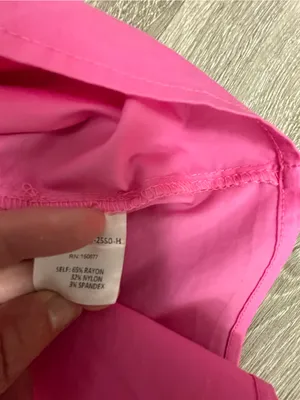 Strut & Bolt Hot Pink Southern Prep Smocked Ruffle Tiered Mini Dress Size Medium thumbnail 5