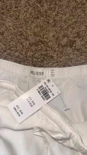 Hollister white summer pants thumbnail 3