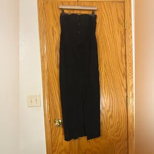 HYFVE Classic Black Strapless Denim Dress - NWOT - Size L thumbnail 4