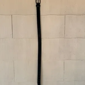Genuine Black Leather Belt thumbnail 3