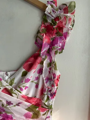 Abercrombie & Fitch Floral High Lo Ruffle Dress thumbnail 5