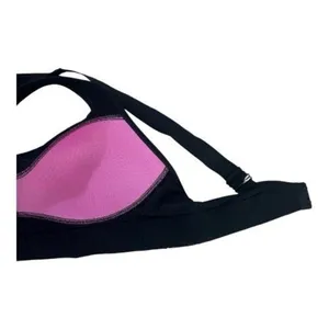 Victoria's Secret Pink Sport Bra M Ultimate Lightly Lined Black Back Closure thumbnail 7