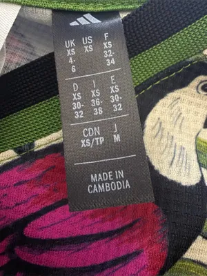 Farm Rio X Adidas Premium T-Shirt XS NWT thumbnail 12