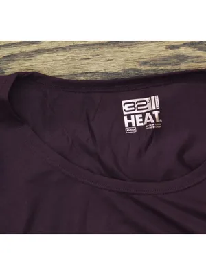 32 Degrees Womens Heat Long-Sleeve Scoop Neck Top Purple XS thumbnail 3