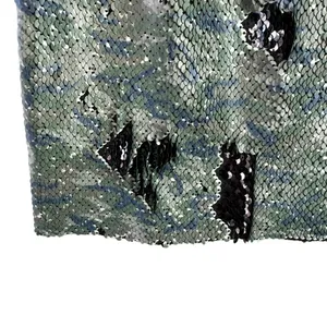 Free People FP One Sequin Mini Skirt Camo/Black Reversible Sequins size 0 thumbnail 8