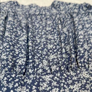 She + Sky Blue and White Boho Preppy V-Neck Flutter Sleeve Sundress Size Medium thumbnail 11