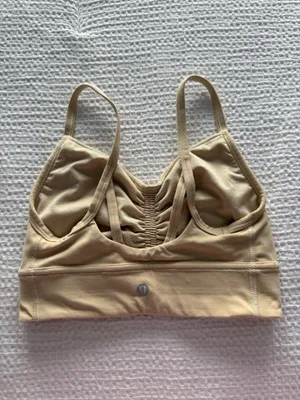 Lululemon Nulu Gather Front Yoga Bra Prosecco thumbnail 2