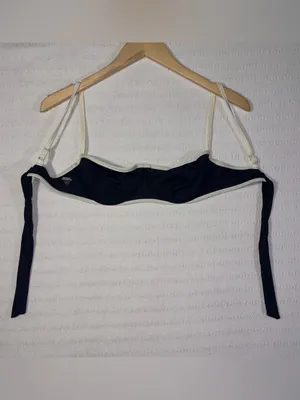 Monday Swimwear Womens Colorblock Balconette Bikini Top Size S Resort Beach thumbnail 3