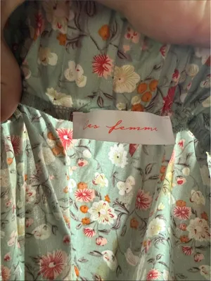 Ces Femme Mint Green Floral Midi Dress thumbnail 6