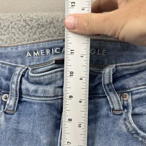 American Eagle Festival Flare Jeans High Rise Boho Retro Women's 10 x 29 thumbnail 9
