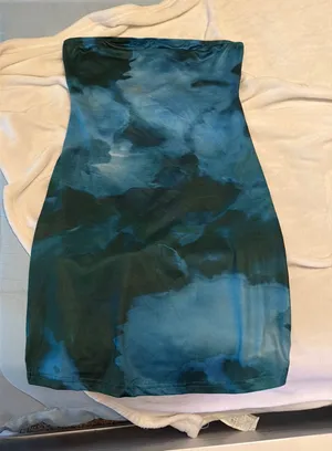 SHEIN green/blue dress thumbnail 1