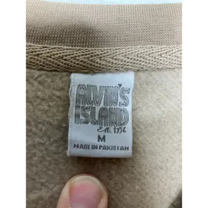 Alvin's island Golf‎ Shores Alabama crewneck sweatshirt tan unisex size medium thumbnail 3