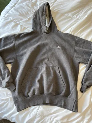 Champion Gray Hoodie | Size Large thumbnail 1