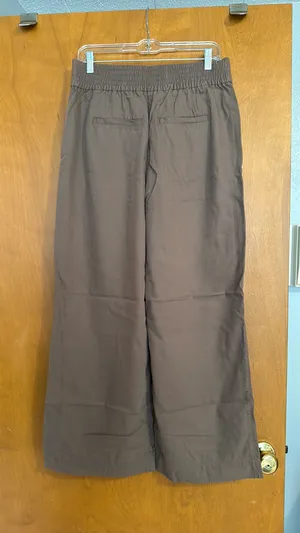 Madewell Pull-On Pants Brown M thumbnail 2