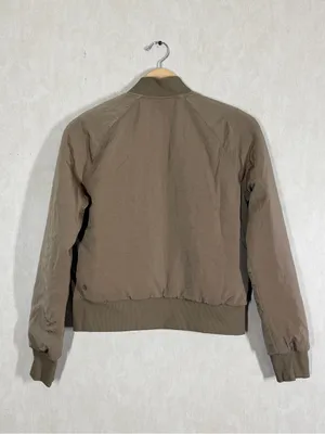 Lululemon Women’s Non-Stop Bomber Jacket Full Zip Reversible in Frontier 6 thumbnail 6