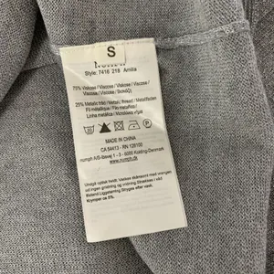 Anthropologie Numph Knit Top Small Gray Sleeveless Shimmer Minimalist Chic thumbnail 6
