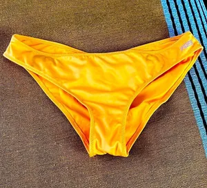 PINK VS SWIM bikini sunset sz L. Ruched back thumbnail 3