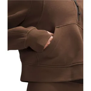 Lululemon Scuba Oversized Half-Zip Hoodie Java thumbnail 8