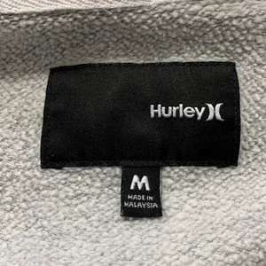 Hurley Full Zip Gray Hoodie Size Medium thumbnail 7