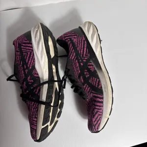 Oasics Sneakers Women's Size 9 1/2 Pink Black Lace Up Lightweight Preowned thumbnail 7