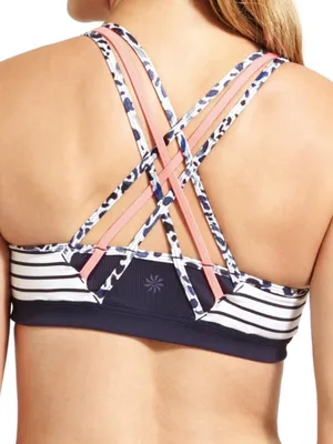 Athleta Petal Block Fully Focused Bra Size M NWT thumbnail 2