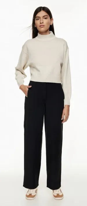 Aritzia Wilfred Free High Rise Utility Pants in Black – Size 10 thumbnail 1