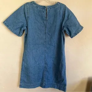 J. Crew Shift Denim Dress‎ thumbnail 5