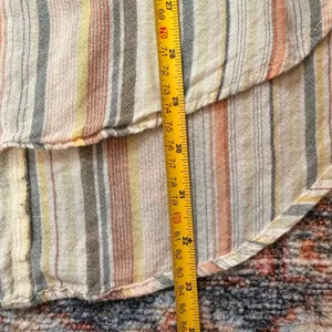 Anthropologie Striped Eyelet Buttondown Shirt Relaxed Multicolor M/L thumbnail 13