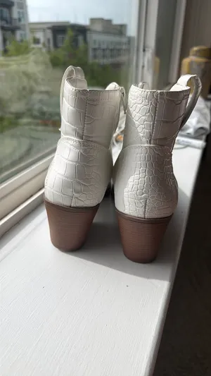 Ankle Cowboy boots White Size 9 thumbnail 3