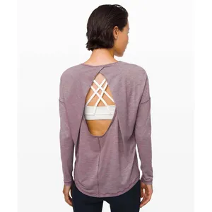 Lululemon 6 Get Set Long Sleeve Heathered Smoky Blush Frosted Mulberry Luon thumbnail 2